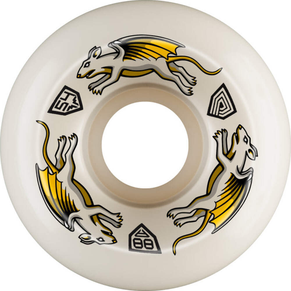 POWELL PERALTA DRAGON FORMULA NANO RATS 54mm 88a SKATEBOARD WHEELS