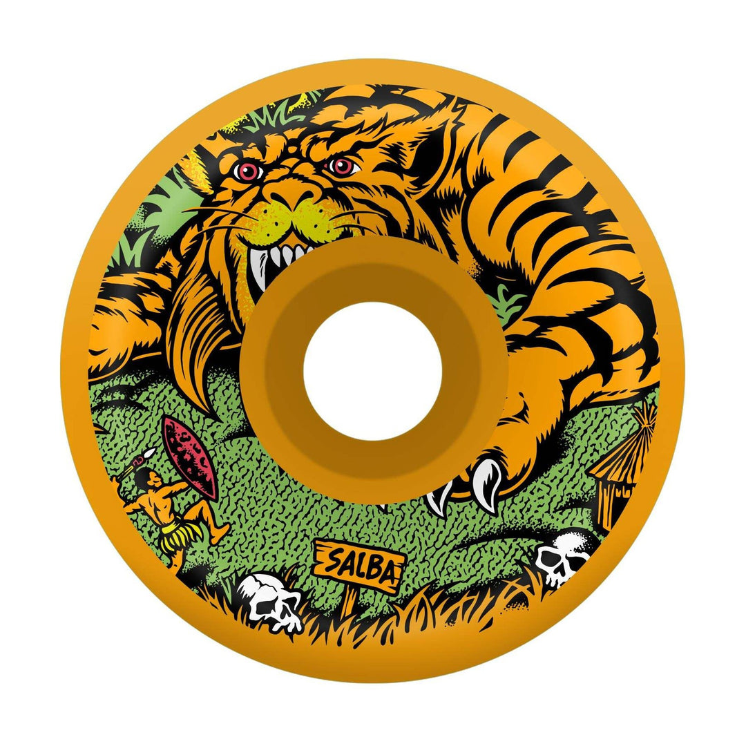 SLIME BALLS SALBA TIGER VOMITS ORANGE 60MM 95A SKATEBOARD WHEELS