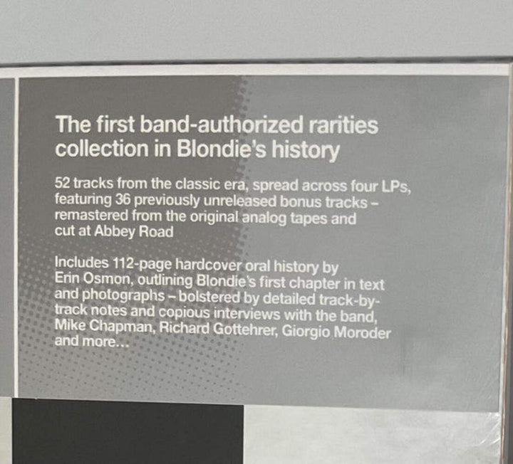 Blondie ‎– Against The Odds 1974 - 1982 4X Vinyl LP Record Box Set