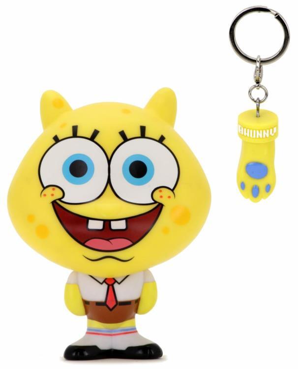 KIDROBOT x BHUNNY 4" STYLIZED FIGURES Hello Kitty, Bob Ross, Beetlejuice, Sponge
