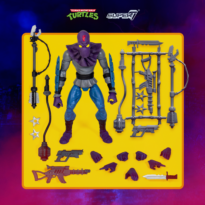 Super7 x Teenage Mutant Ninja Turtles Ultimates Foot Soldier II Action Figure TM