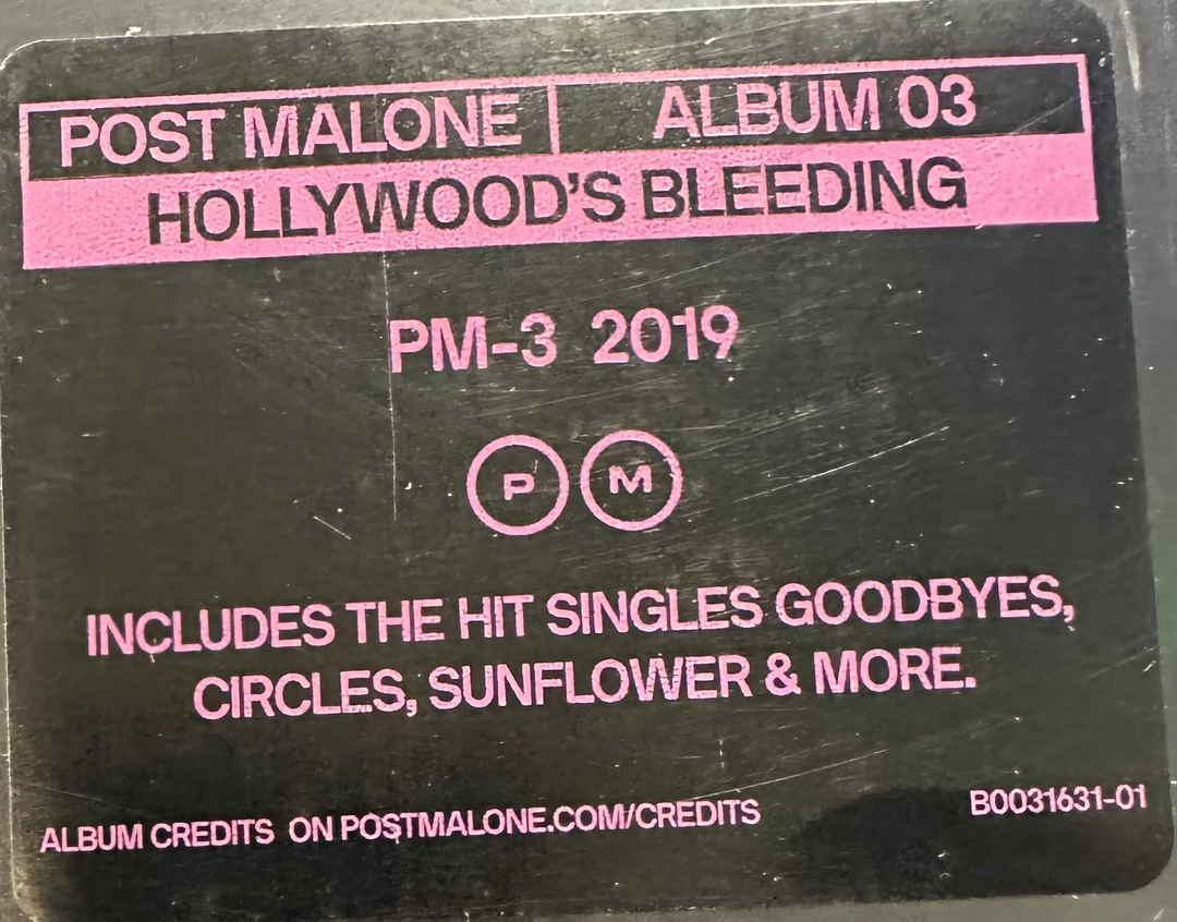 Post Malone – Hollywood's Bleeding 2x Vinyl LP Record