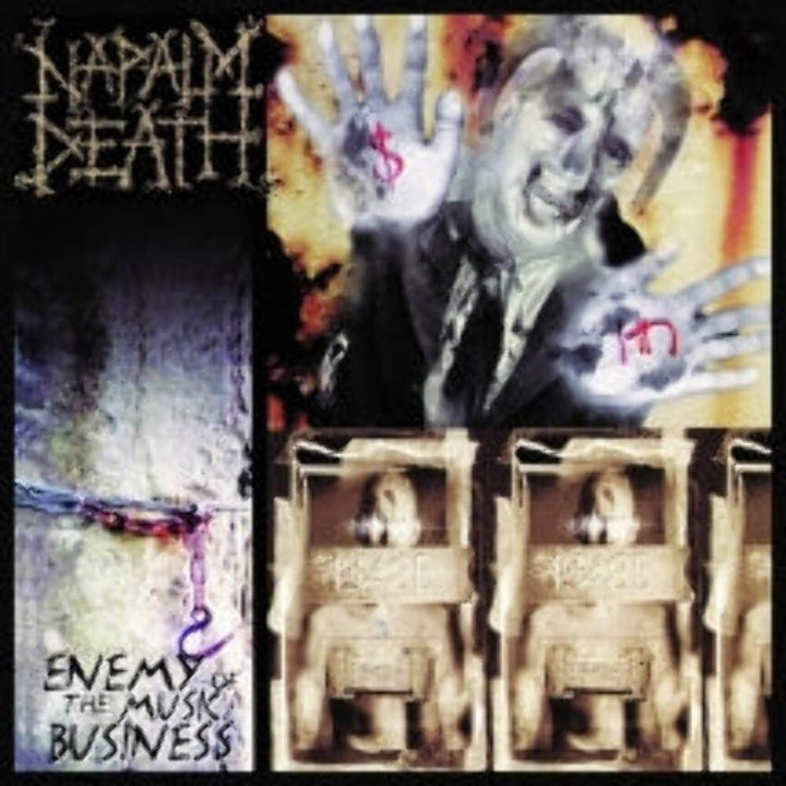 Napalm Death - Enemy Of The Music Business Yellow Vinyl LP Record