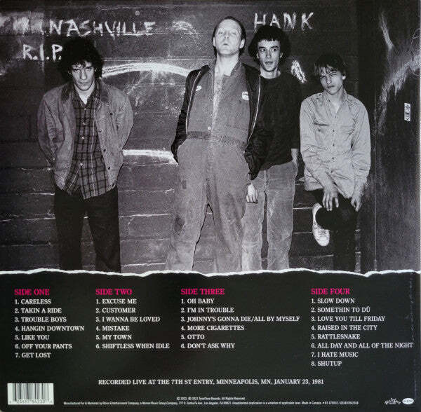 Replacements, The – Unsuitable For Airplay - The Lost KFAI Concert 2xLP Vinyl LP