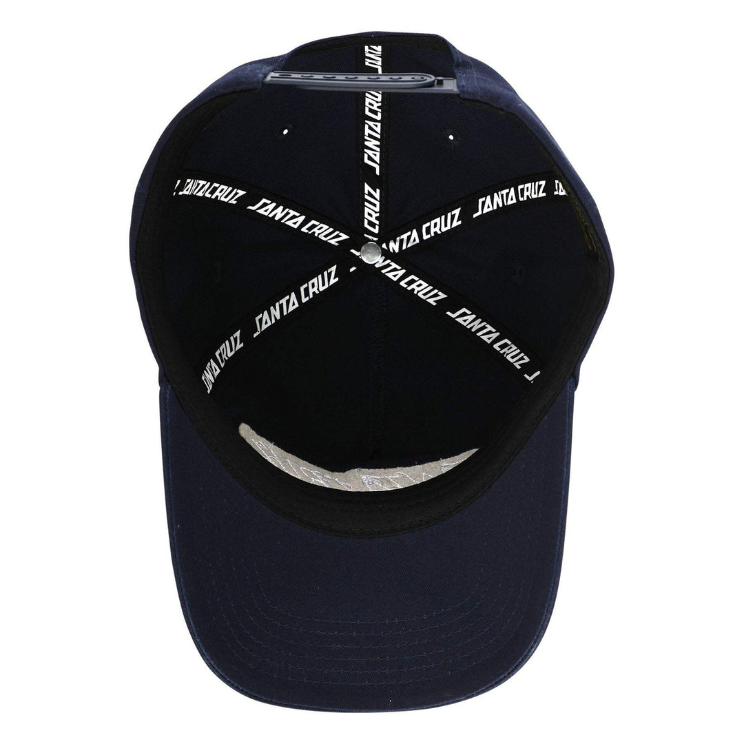 Santa Cruz Strip Felt Snapback Unstructured Hat