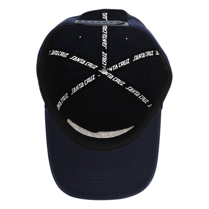 Santa Cruz Strip Felt Snapback Unstructured Hat