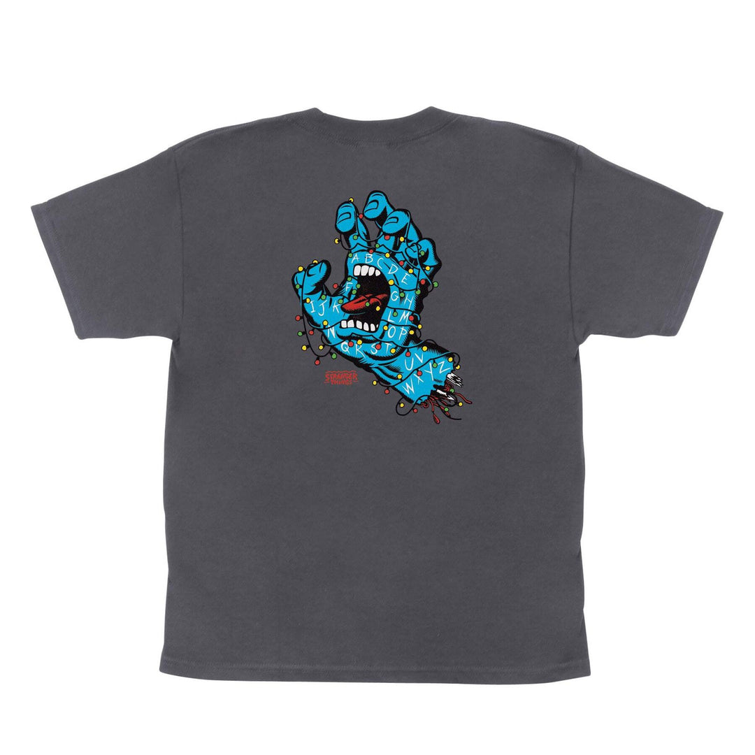 SANTA CRUZ x STRANGER THINGS SCREAMING LIGHTS YOUTH T-SHIRT