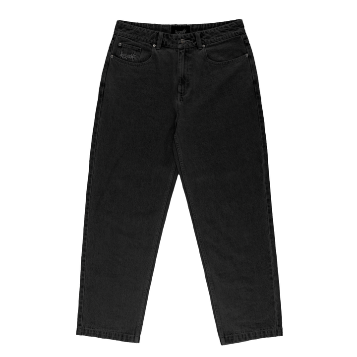 Welcome Immortal Washed Black Denim Pants