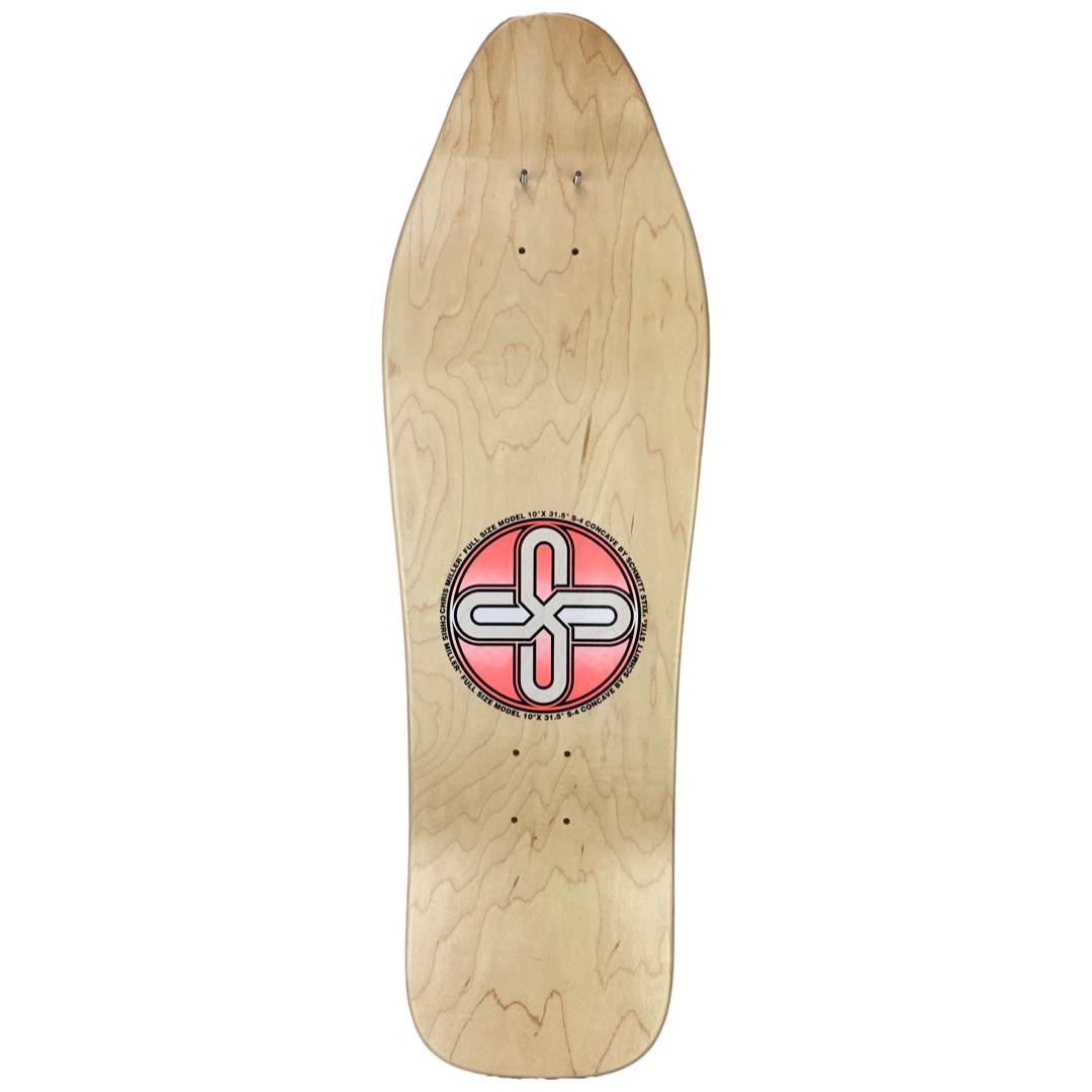 Schmitt Stix Chris Miller Bird In Mouth 10" Skateboard Deck