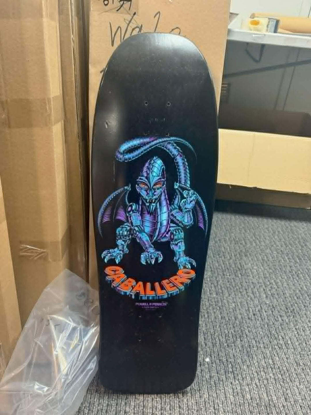Powell Peralta Steve Caballero Mechanical Dragon Black 10" Skateboard Deck