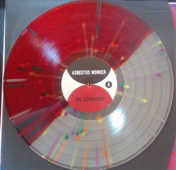 Asbestos Worker – The Seperation Red/Clear with Multi-Color Splatter Color Vinyl