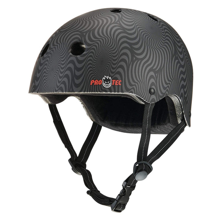 Pro-Tec x Spitfire LOW PRO (Black Swirl) Certified Helmet