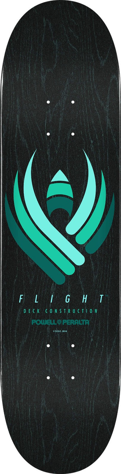Powell Peralta Retro Black Series Flight skateboard deck detail view