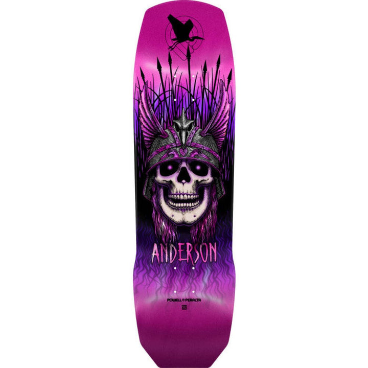Powell Peralta Andy Anderson Heron Pink Foil 9.13" Skateboard Deck