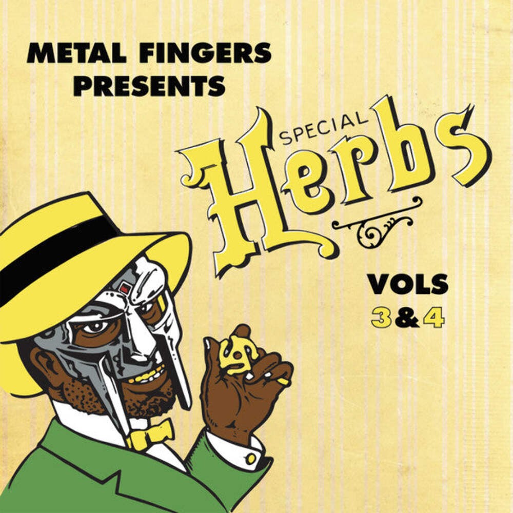 Metal Fingers ( MF DOOM ) - Special Herbs Volumes 3 & 4 2x (Lemon Yellow Color V