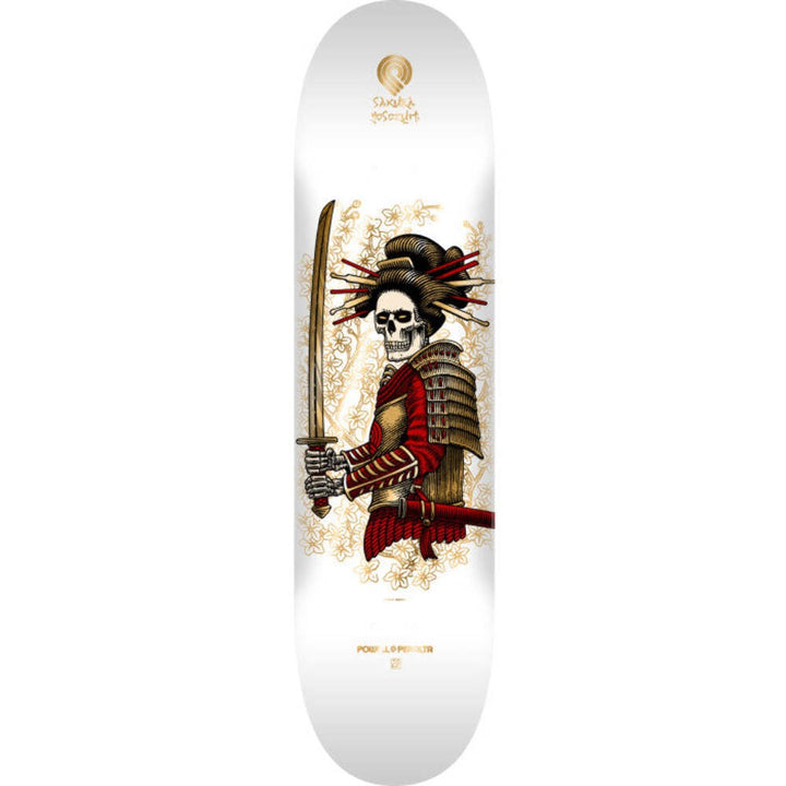 Powell Peralta Yosozumi Onna-Bugeisha White 8" Skateboard Deck