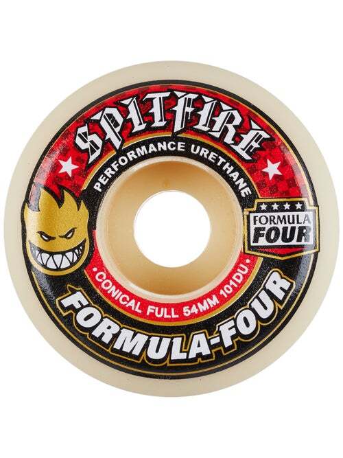 SPITFIRE F4 CONICAL FULL 54MM 101a SKATEBOARD WHEELS