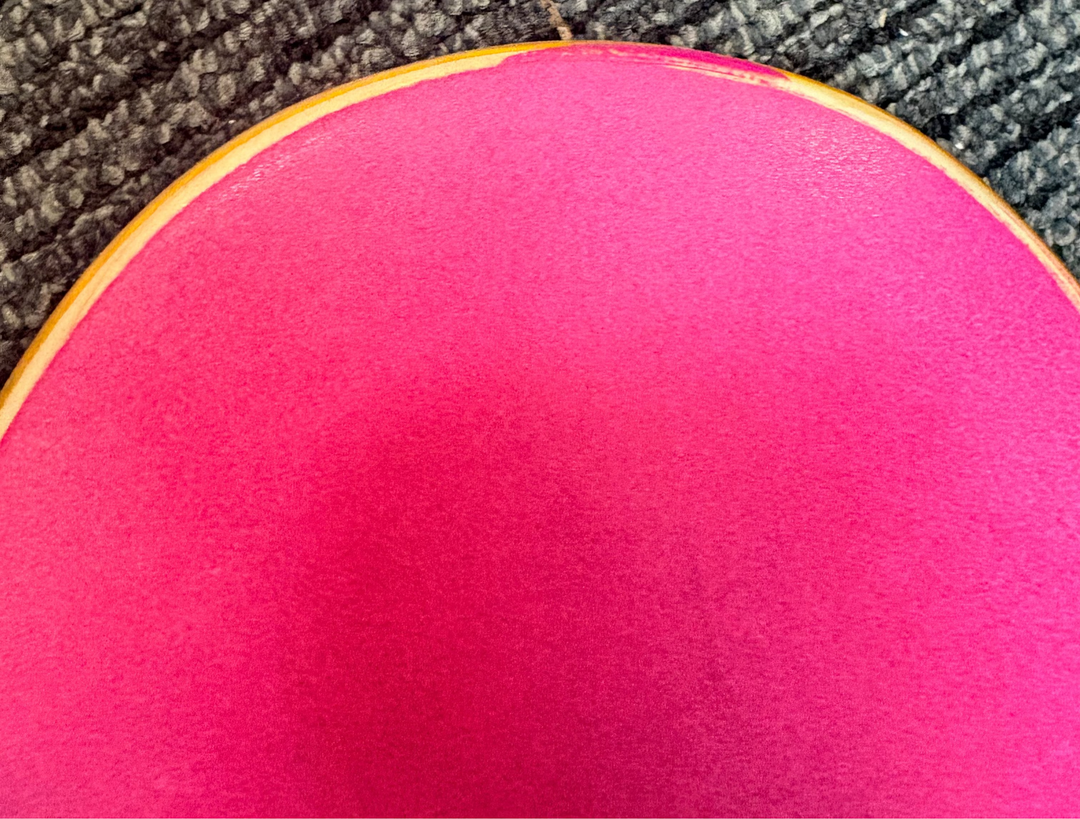 STRANGELOVE Strawberry Cough Deck - FLOCKED Pink 8.875" Skateboard Deck