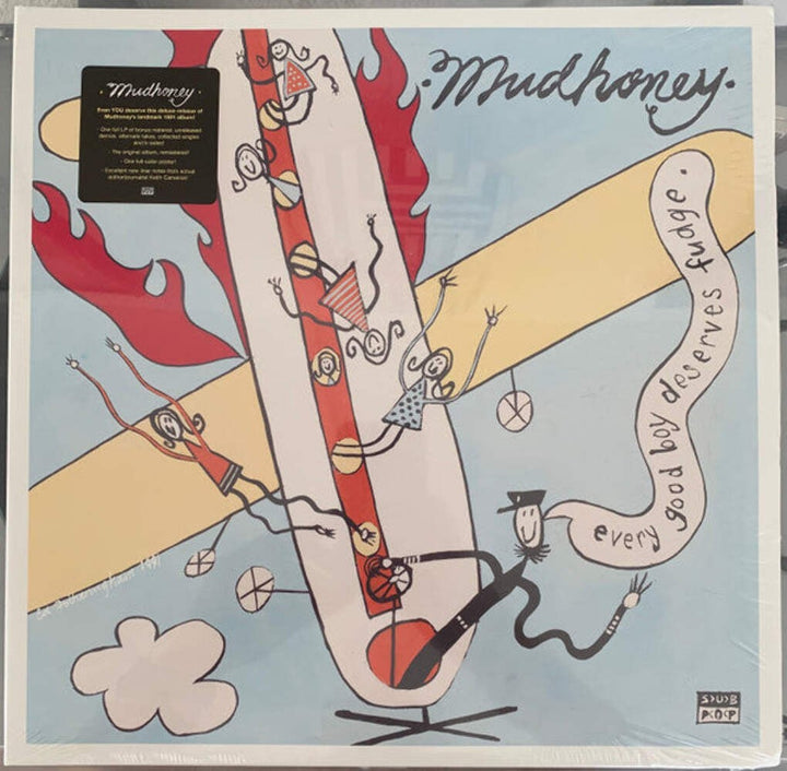 Mudhoney ‎– Every Good Boy Deserves Fudge Blue Splatter/ Red Color Vinyl 2xLP Vi