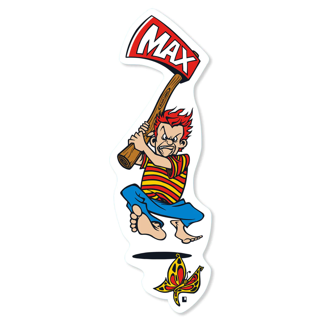 Black Label Skateboards Max Evans "Axe" Sticker