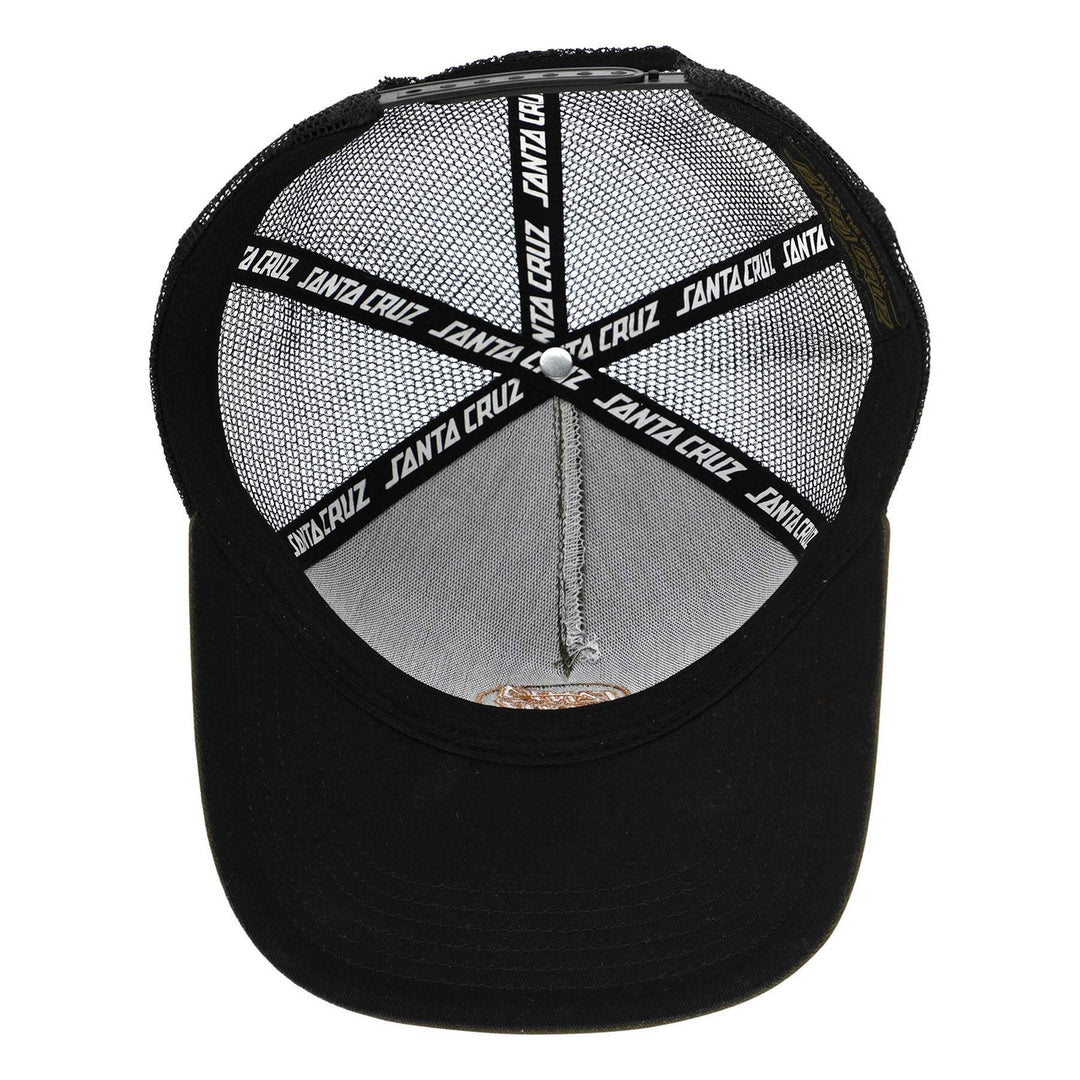 Santa Cruz Cruz Embroidered Mesh Trucker High Profile Hat