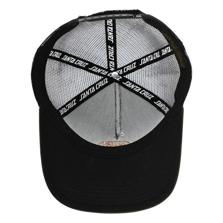 Santa Cruz Cruz Embroidered Mesh Trucker High Profile Hat