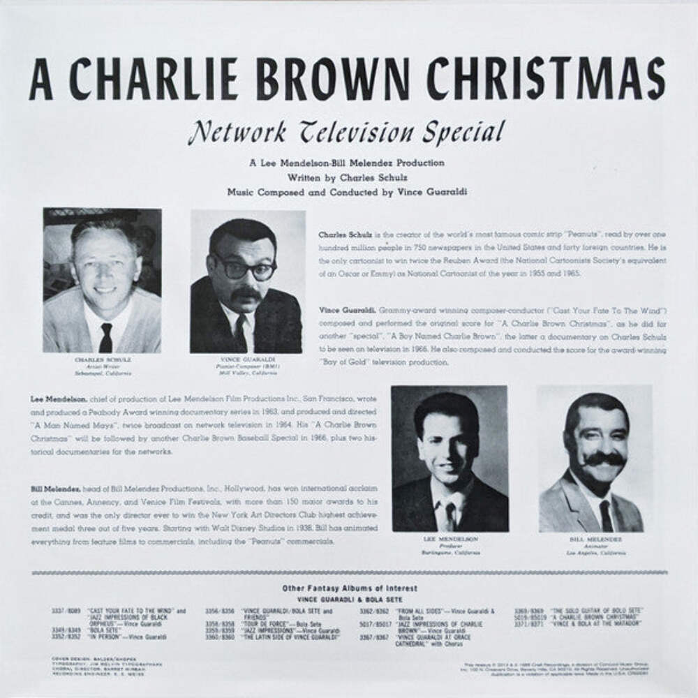 Vince Guaraldi Quintet - A Charlie Brown Christmas Vinyl LP Record