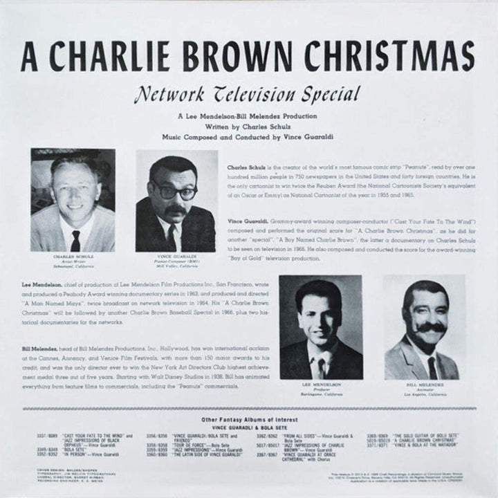 Vince Guaraldi Quintet - A Charlie Brown Christmas Vinyl LP Record
