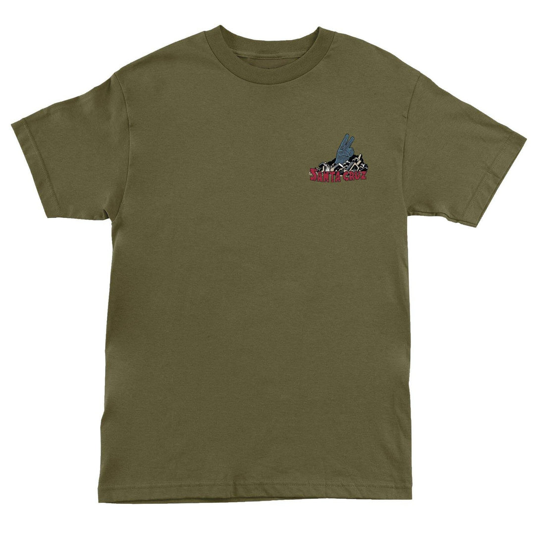 Santa Cruz Jeff Kendall Grid Hand T-Shirt