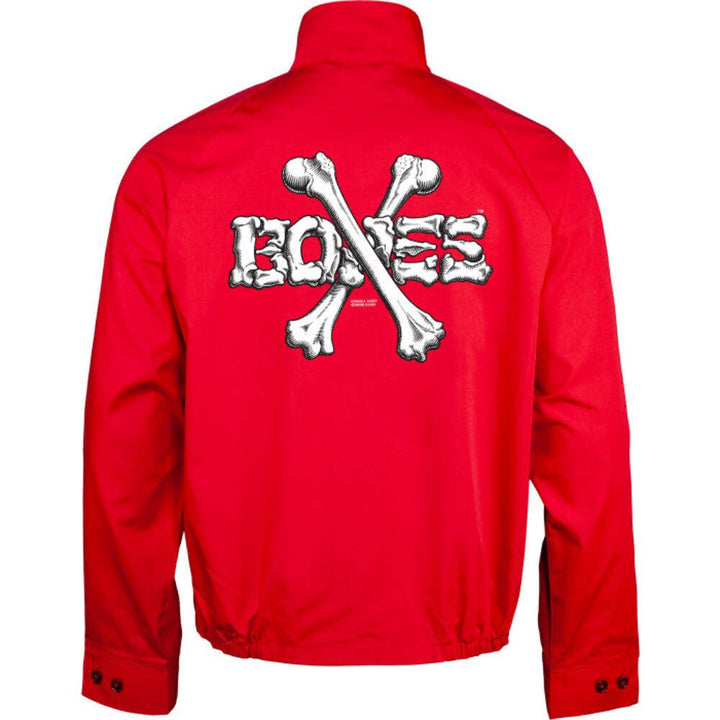 Powell Peralta Cross Bones Red Gas Jacket