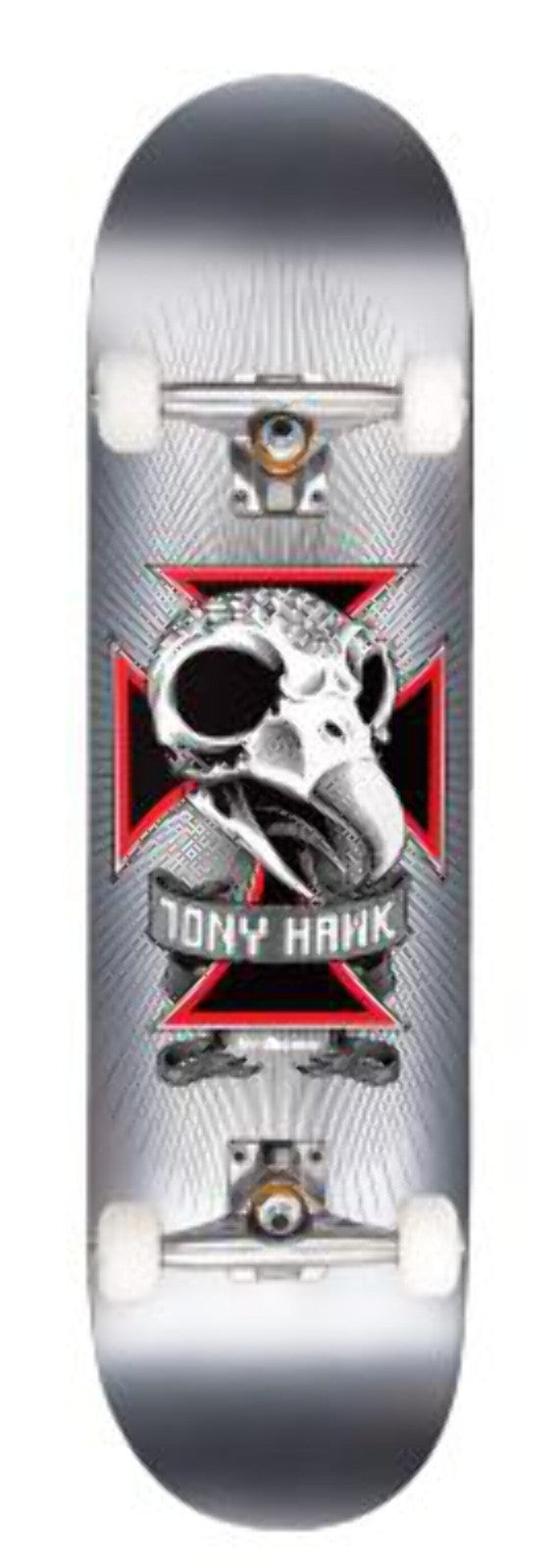 Birdhouse Tony Hawk "Skull 2" Chrome Foil 7.75" Complete Skateboard