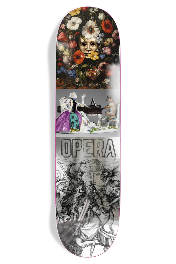 Opera Trey Wood Still Life 9" Skateboard Deck