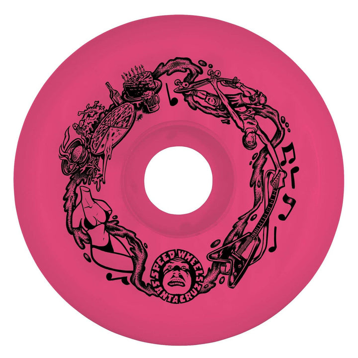 Slime Balls Big Balls Pink 65mm 97a Skateboard Wheels