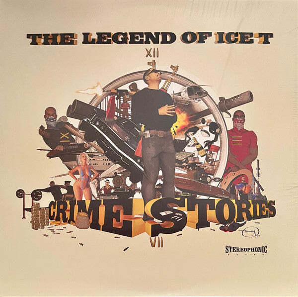 Ice-T – The Legend Of Ice T - Crime Stories 3xLP Clear W/ Red Splatter Color Vin
