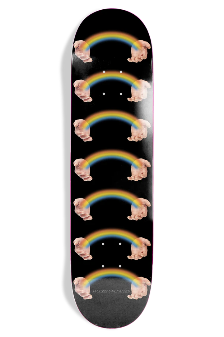 Jacuzzi Rainbow Hands Jet Ski 8.5" Skateboard Deck