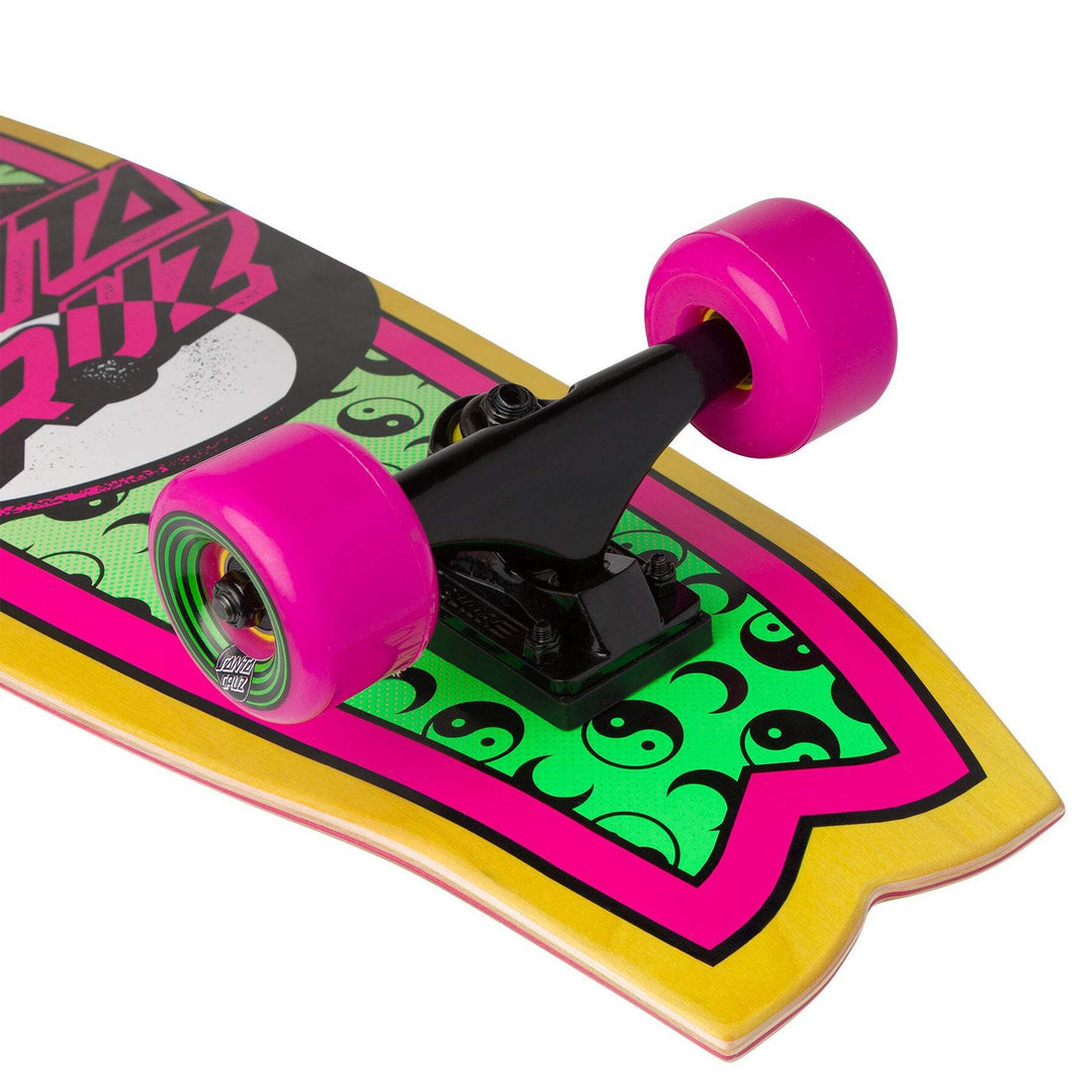 Santa Cruz Yin Yang Dot Shark Cruzer Complete Skateboard 8.8 x 27.7