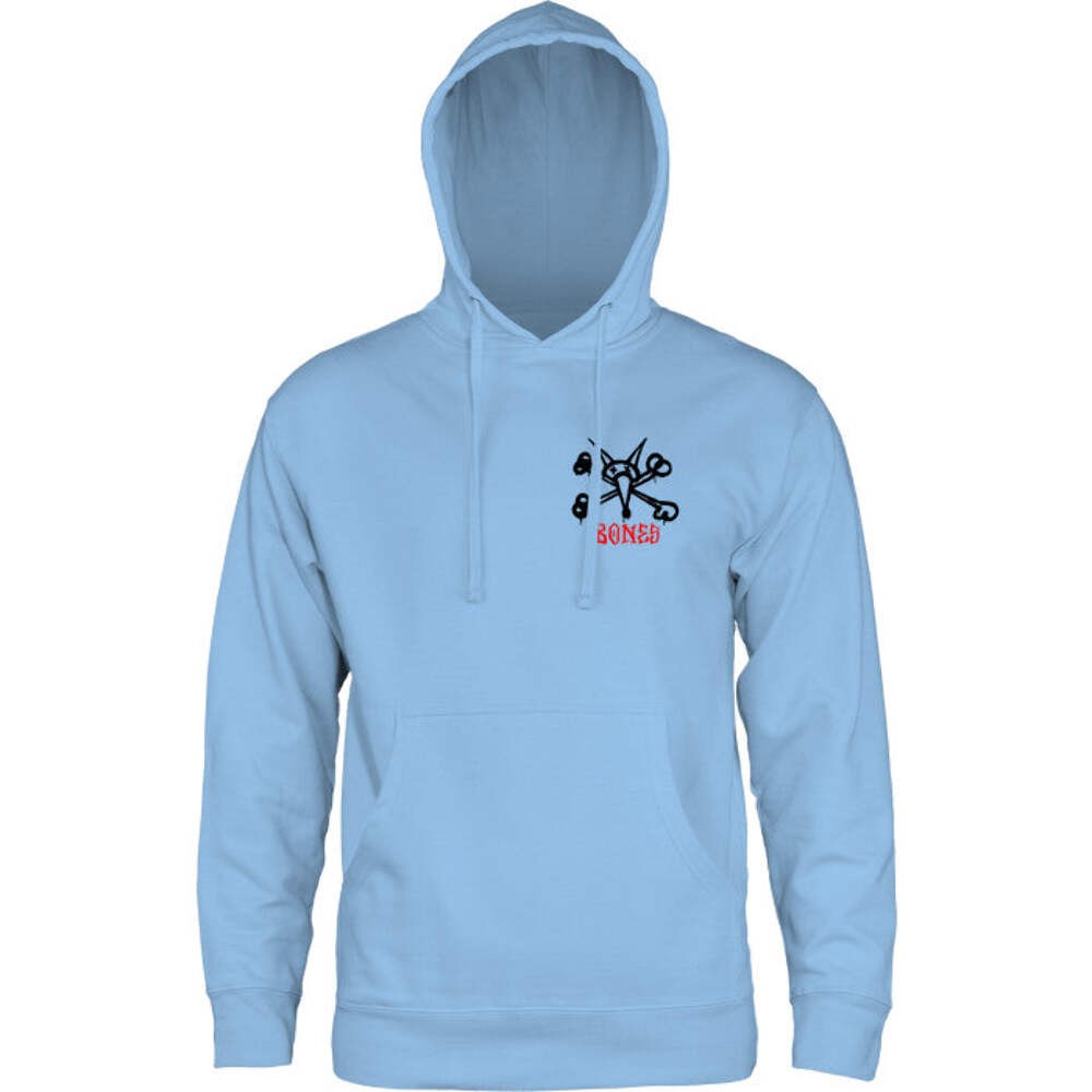 Powell Peralta Rat Bones Aqua Mid Weight Hooded Sweatshirt