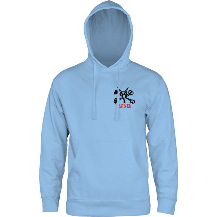 Powell Peralta Rat Bones Aqua Mid Weight Hooded Sweatshirt