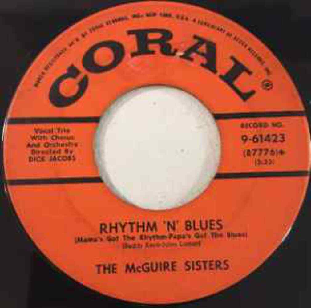 McGuire Sisters, The – Something's Gotta Give / Rhythm 'N' Blues Vinyl 7" Record
