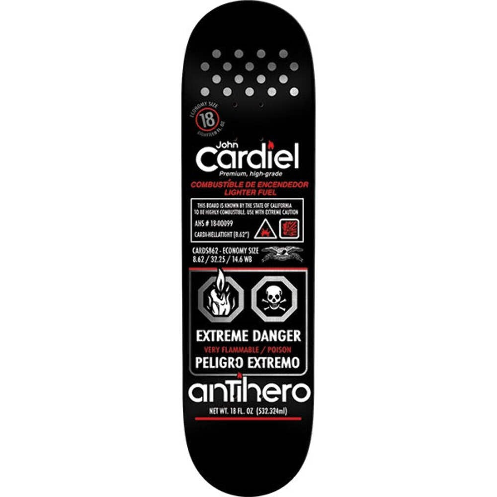 Anti-Hero Cardiel Fueled Up 8.62" Skateboard Deck
