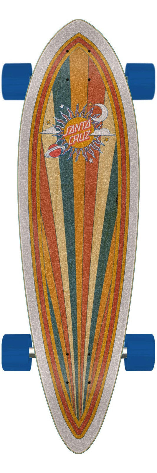 Santa Cruz Foxy Sun Pintail Cruzer Complete Skateboard 9.2 x 33