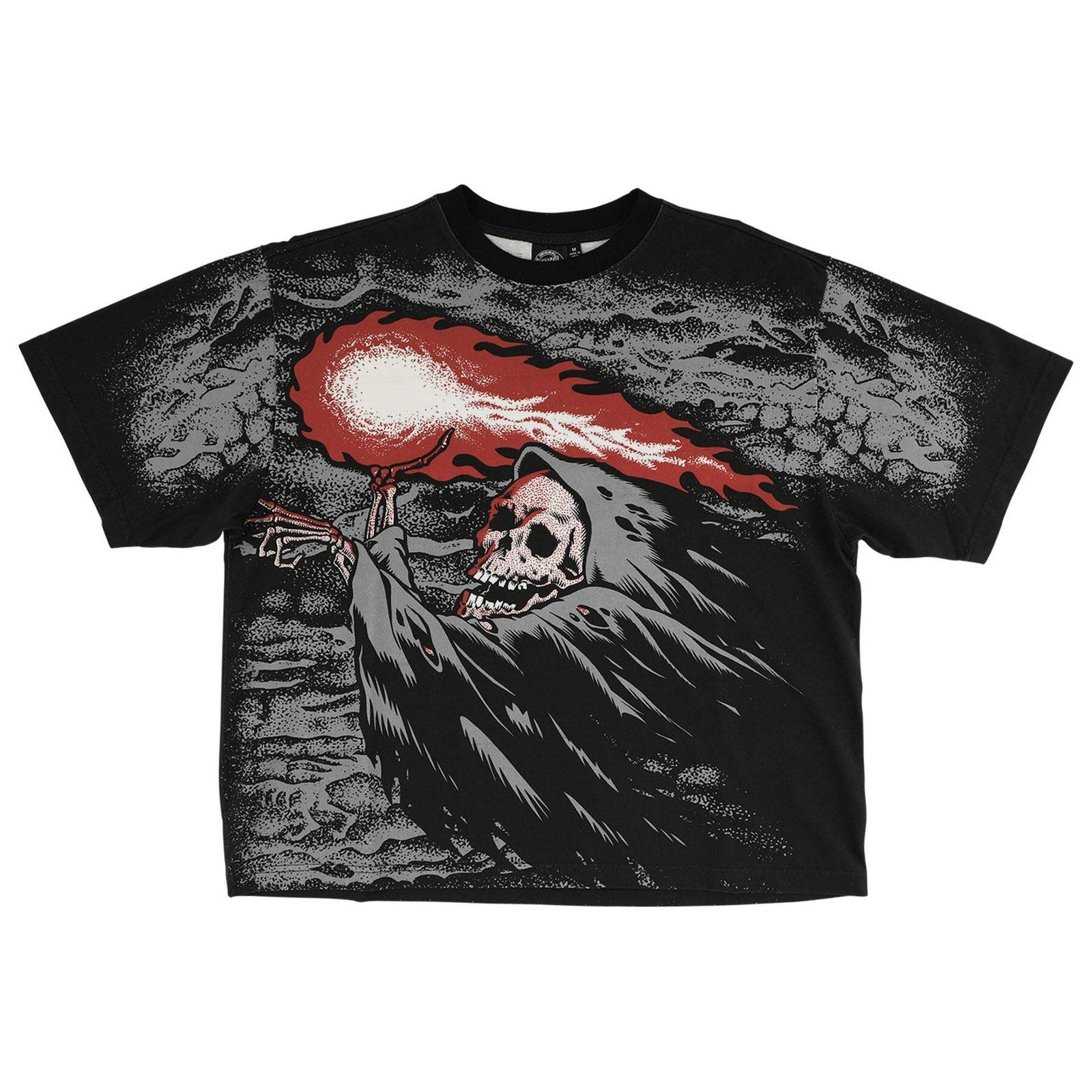 トップス 1132 Santa Cruz O'Brien Reaper L/S Tee L Santa Cruz O'Brien Reaper Heavyweight T-Shirt – The Dark Slide