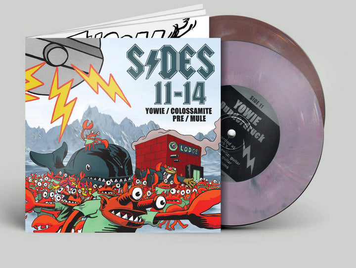 Sides 11-14 - Yowie / Colossamite / Pre / Mule 2x 7" + Comic Book