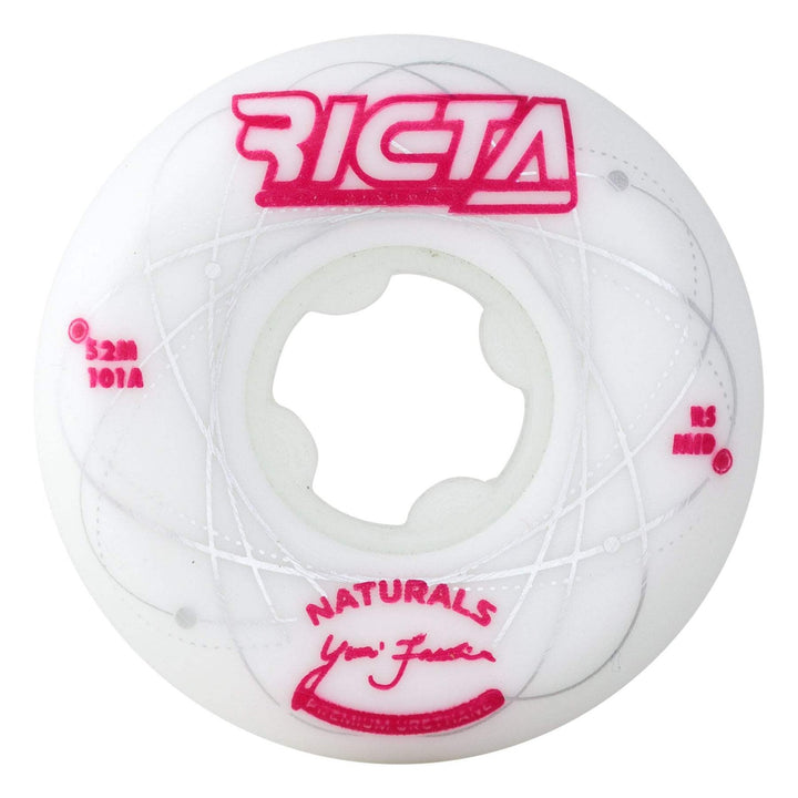 Ricta Facchini Orbital Naturals White Metallic Red Mid 52mm 101a Skateboard Whee