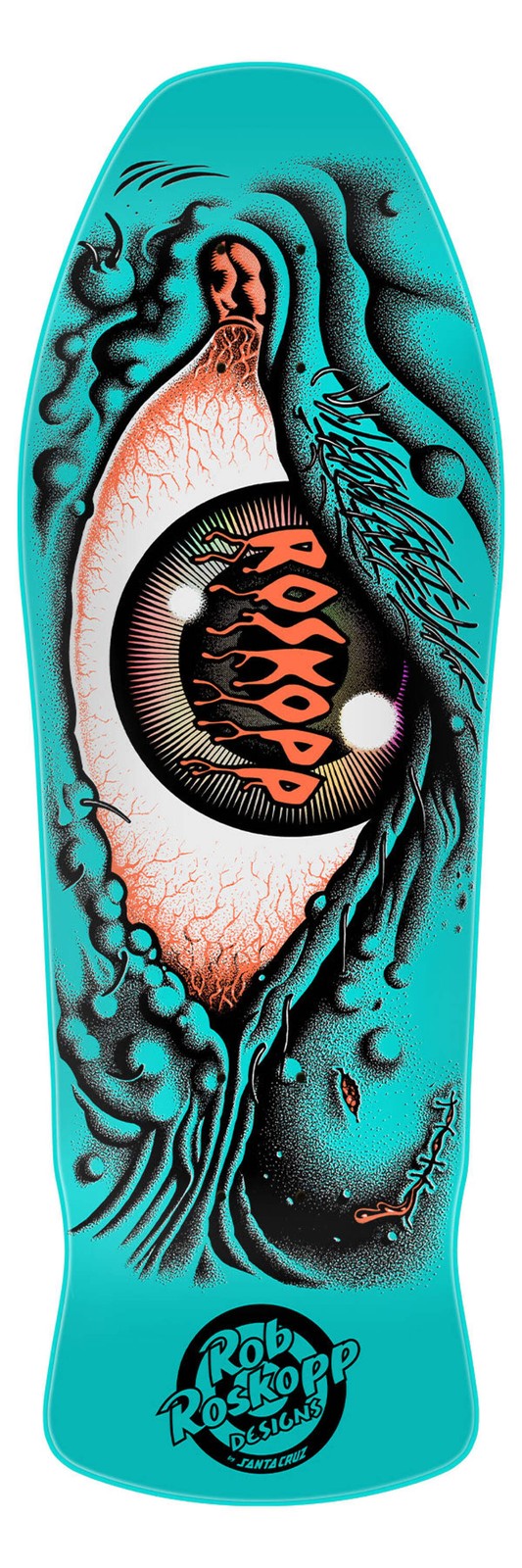 SANTA CRUZ ROB ROSKOPP "EYE" 10.12" COMPLETE SKATEBOARD DECK