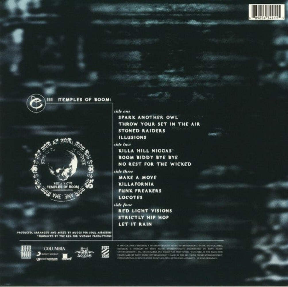 Cypress Hill – III - Temples Of Boom [180G] 2x LP Vinyl LP Record