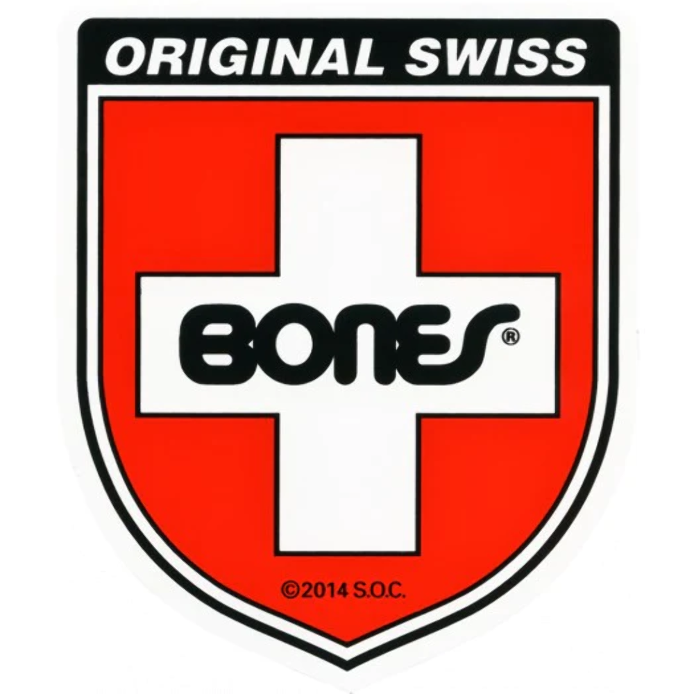 Bones Swiss Bearing Shield Sticker