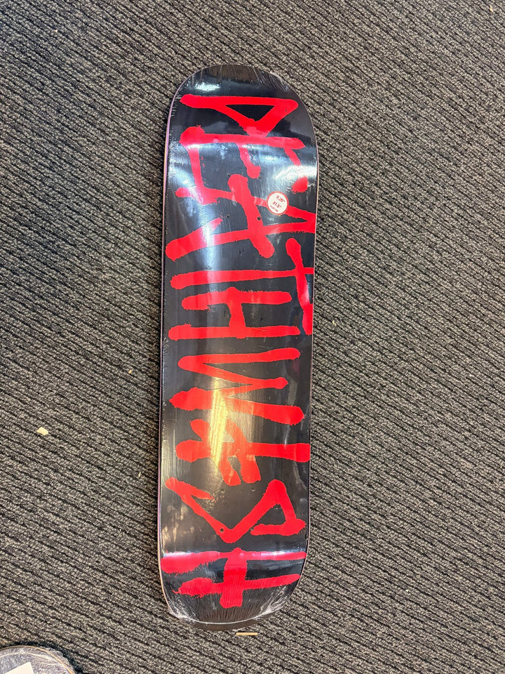 DEATHWISH "DEATHSPRAY BLACK/RED" 8.25" SKATEBOARD DECK