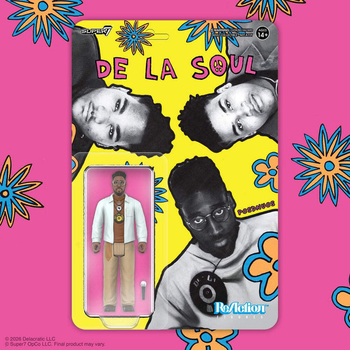 Super7 x De La Soul Kelvin "Posdnuos" Mercer (Me, Myself & I) ReAction Figure