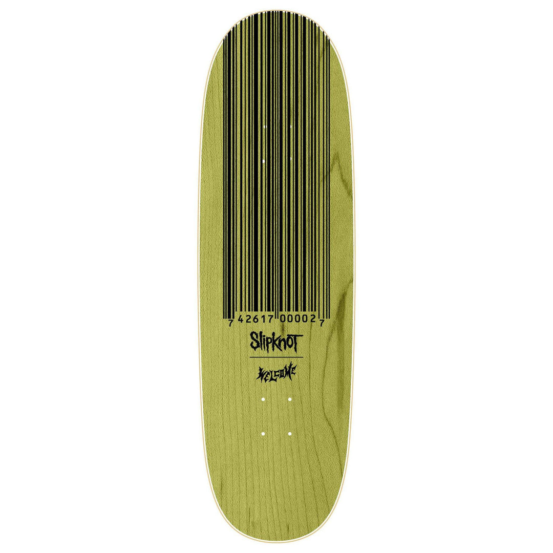 Welcome x Slipknot Oval Logo Boline 2.0 9.5" Skateboard Deck